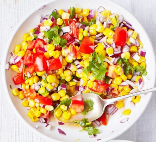 sweetcorn salad mix